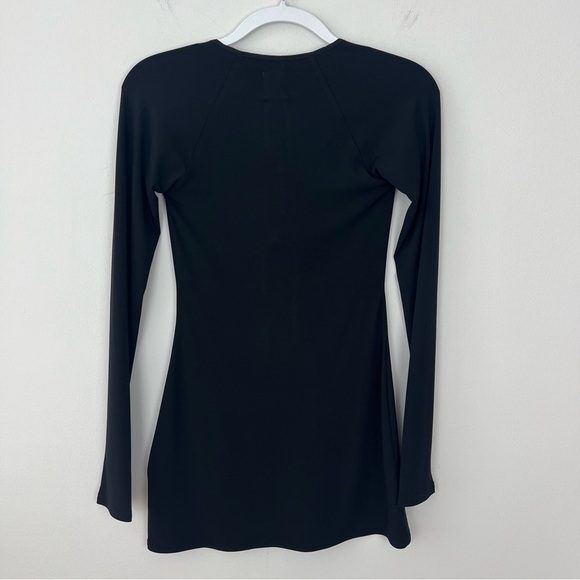 NWT With Jean Midnight Tie Black Mini Dress LBD - Picture 6 of 6